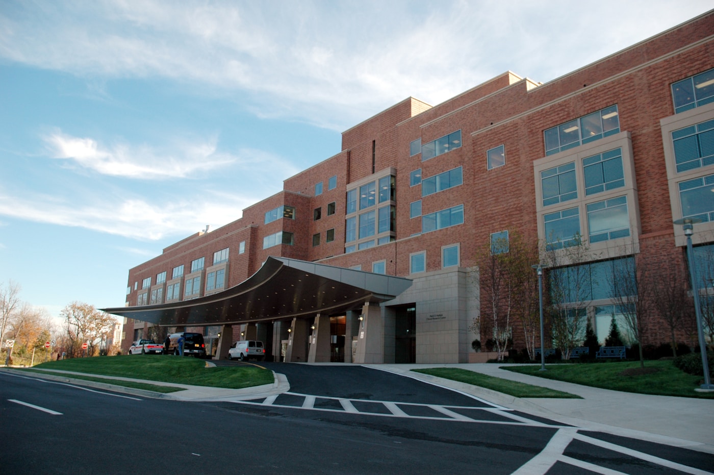 Hospital clinical team in a modern care environment